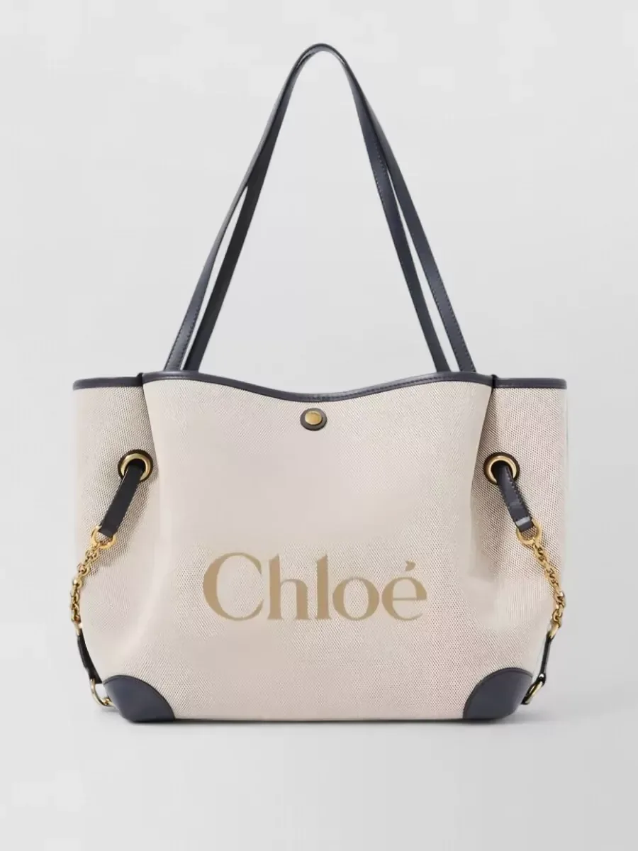 Chloé Woody Large in Beige, Foto 1