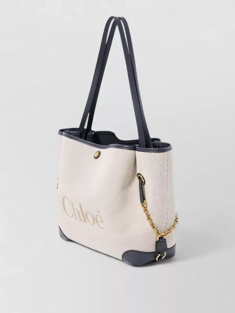 Chloé Woody Large in Beige, Foto 3