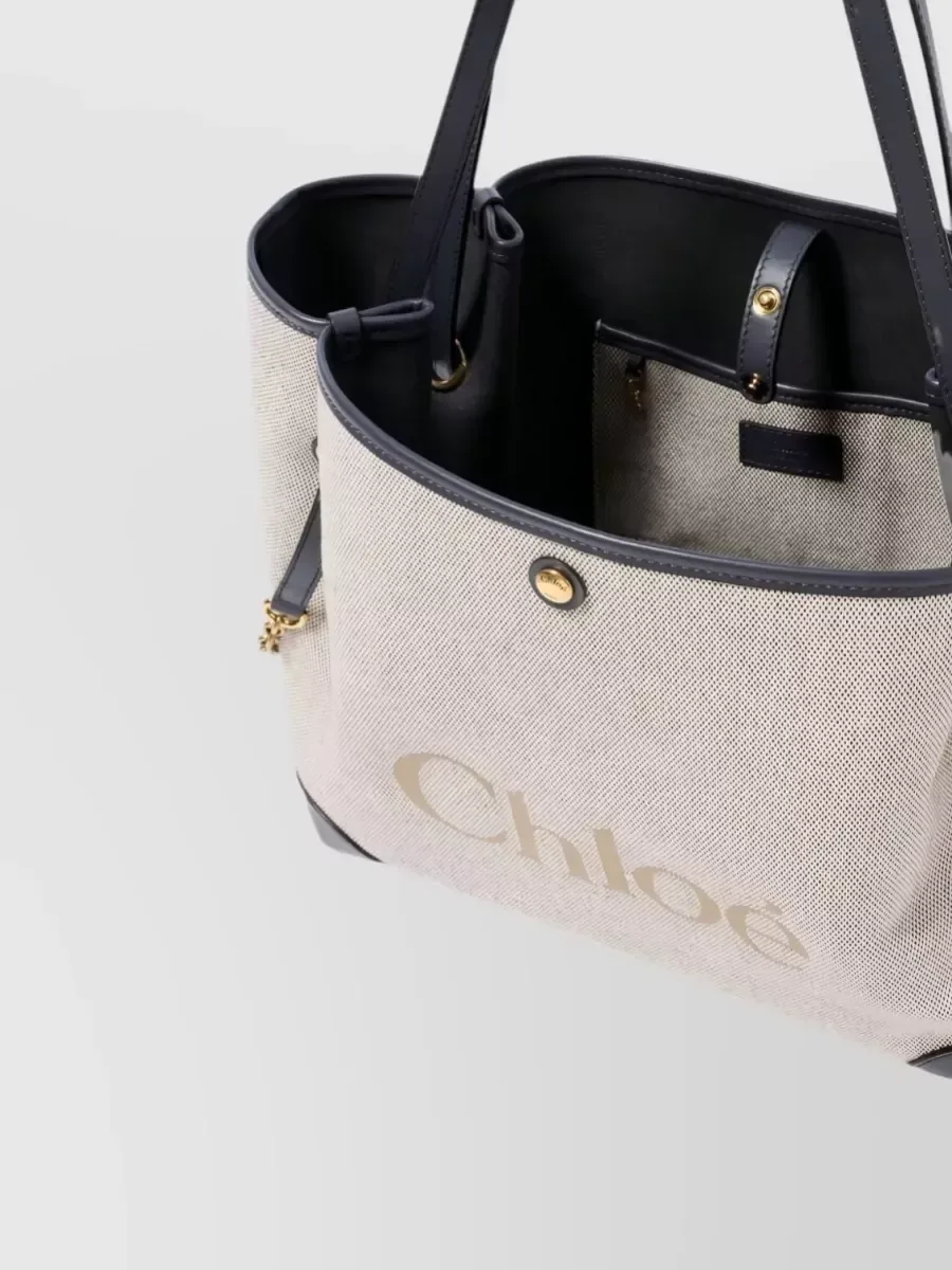 Chloé Woody Large in Beige, Foto 4