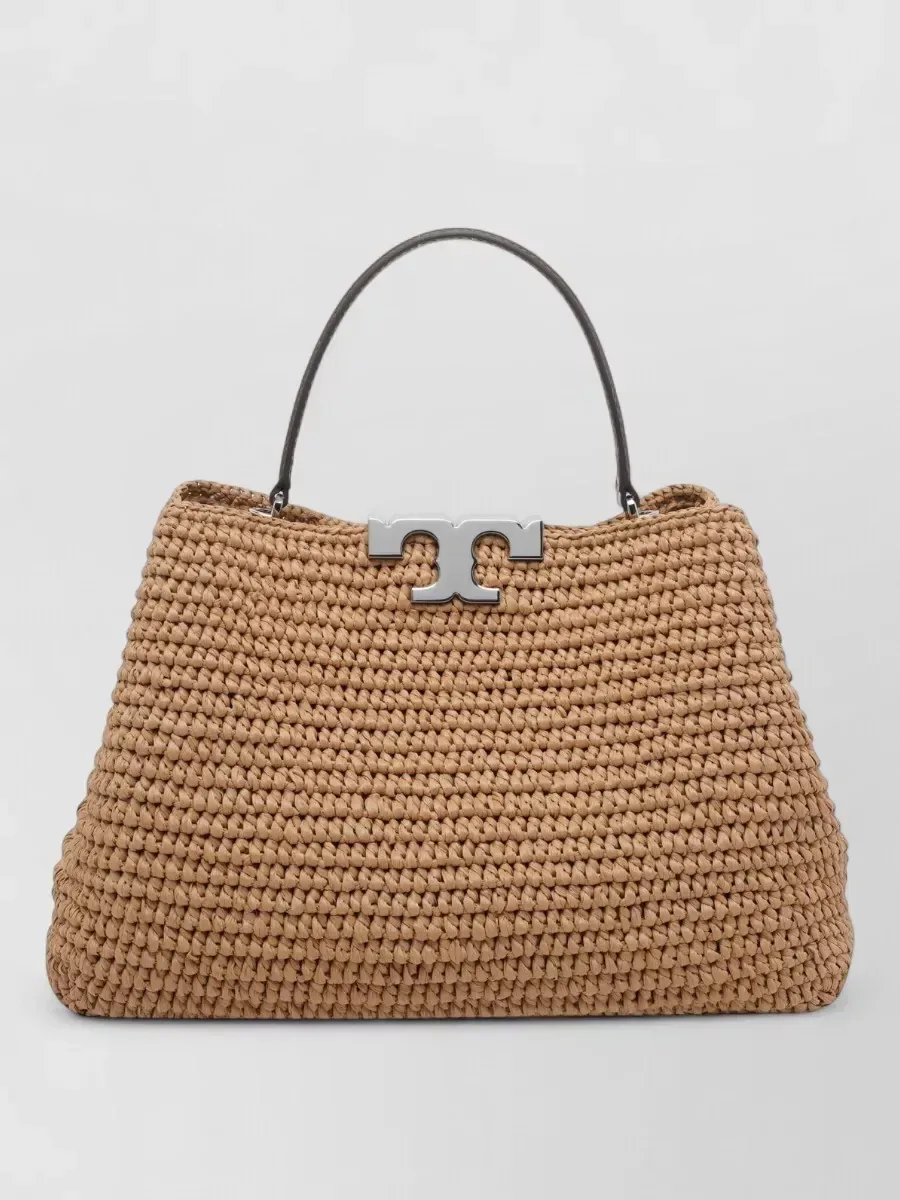 Cabas Tory Burch Eleanor marron, photo 1