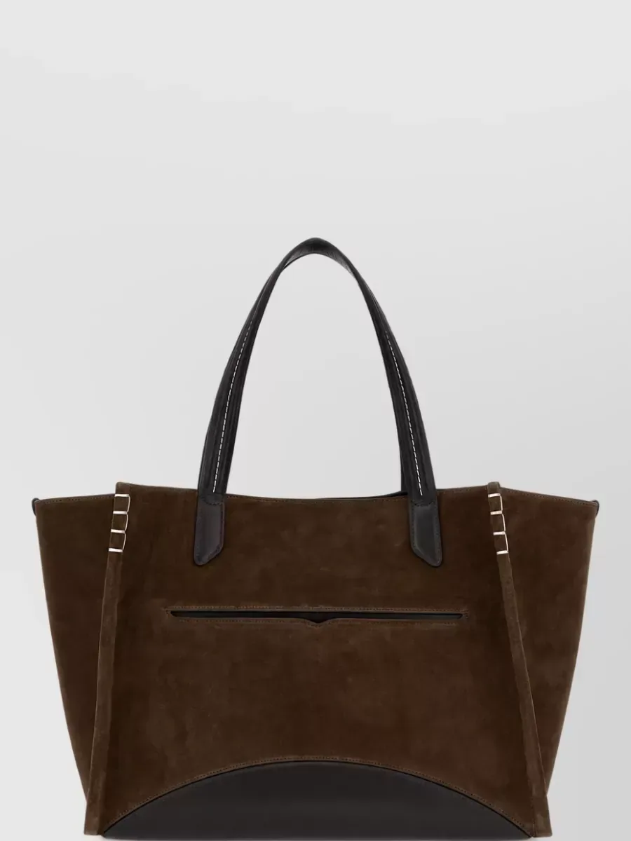 Cabas JW Anderson Loafer Bag marron, photo 1