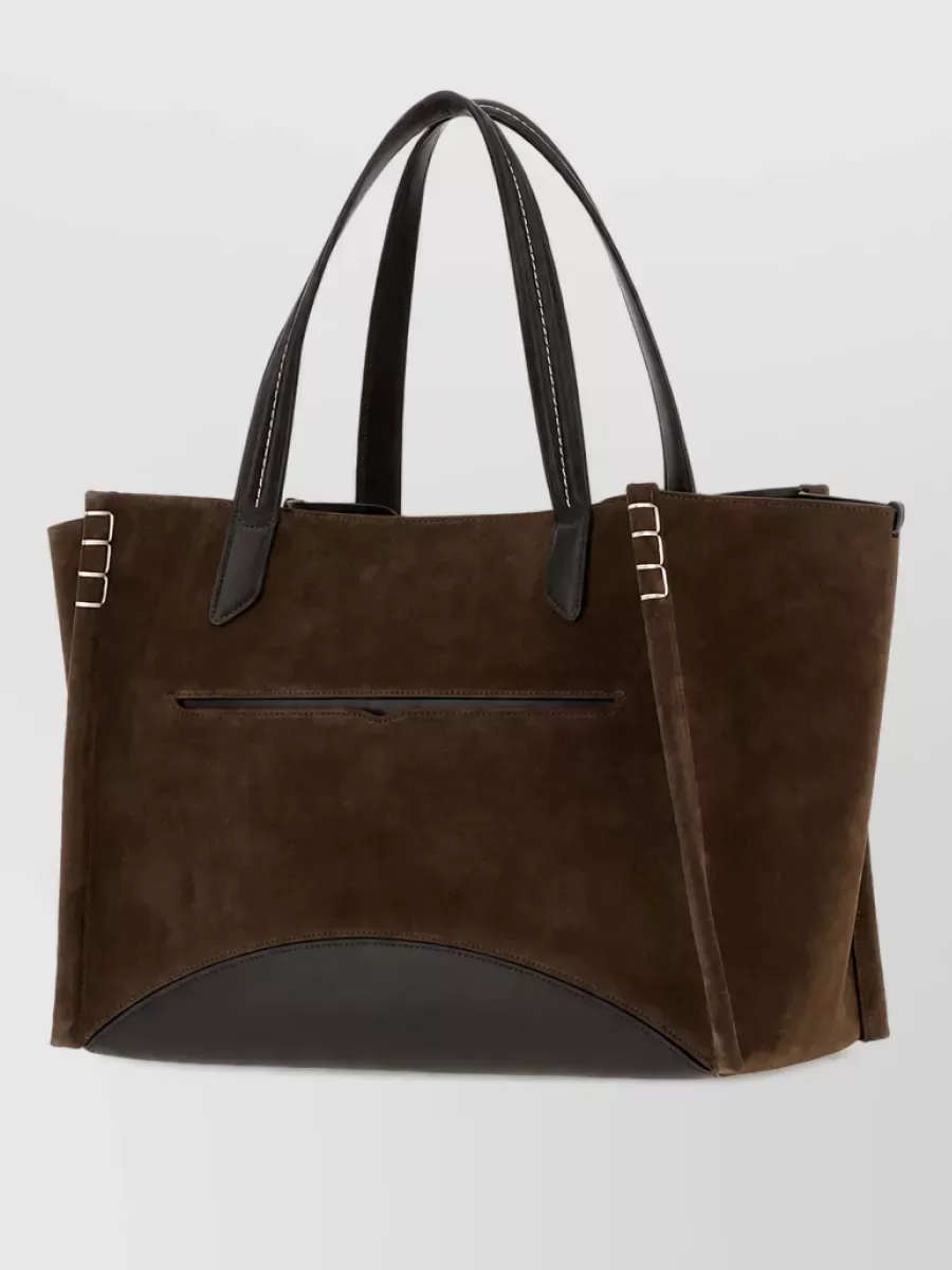 Cabas JW Anderson Loafer Bag marron, photo 2