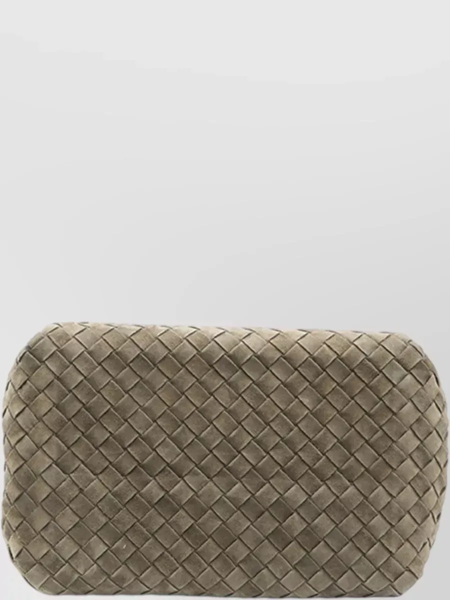 Bottega Veneta Parachute Large in Oliva, foto 4