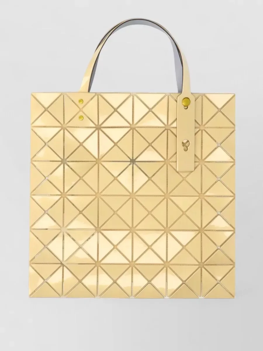 Cabas Bao Bao Issey Miyake géométrique jaune, photo 1