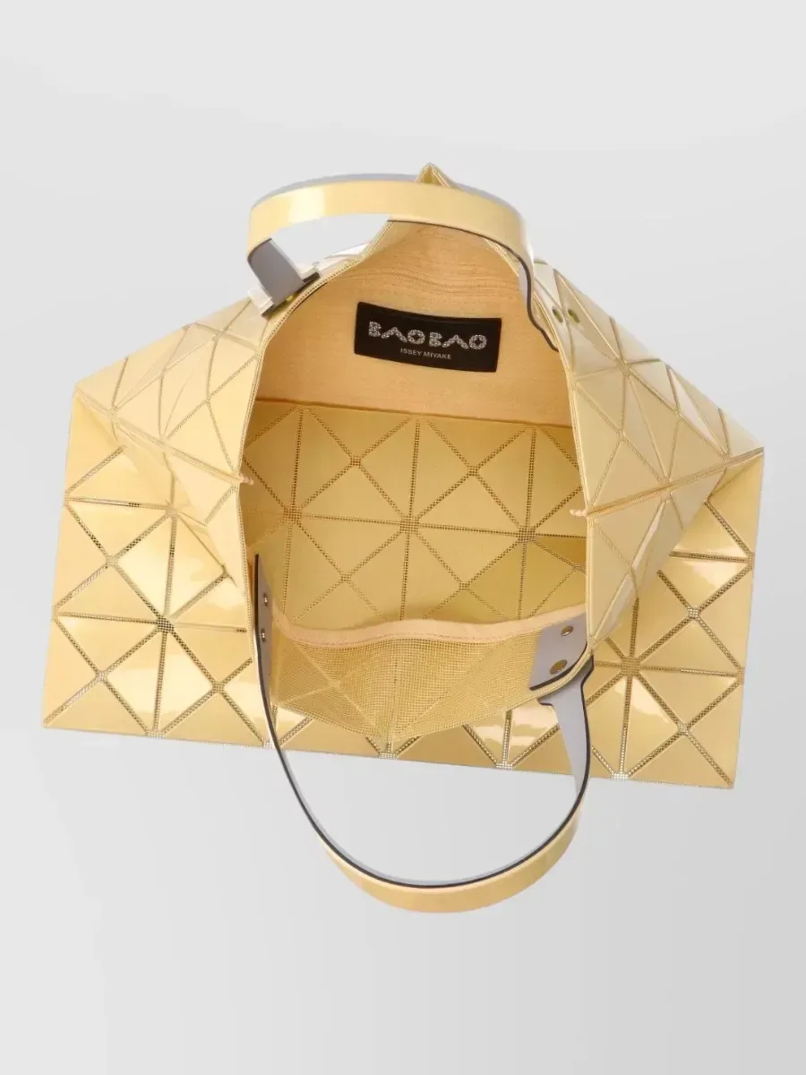 Cabas Bao Bao Issey Miyake géométrique jaune, photo 3