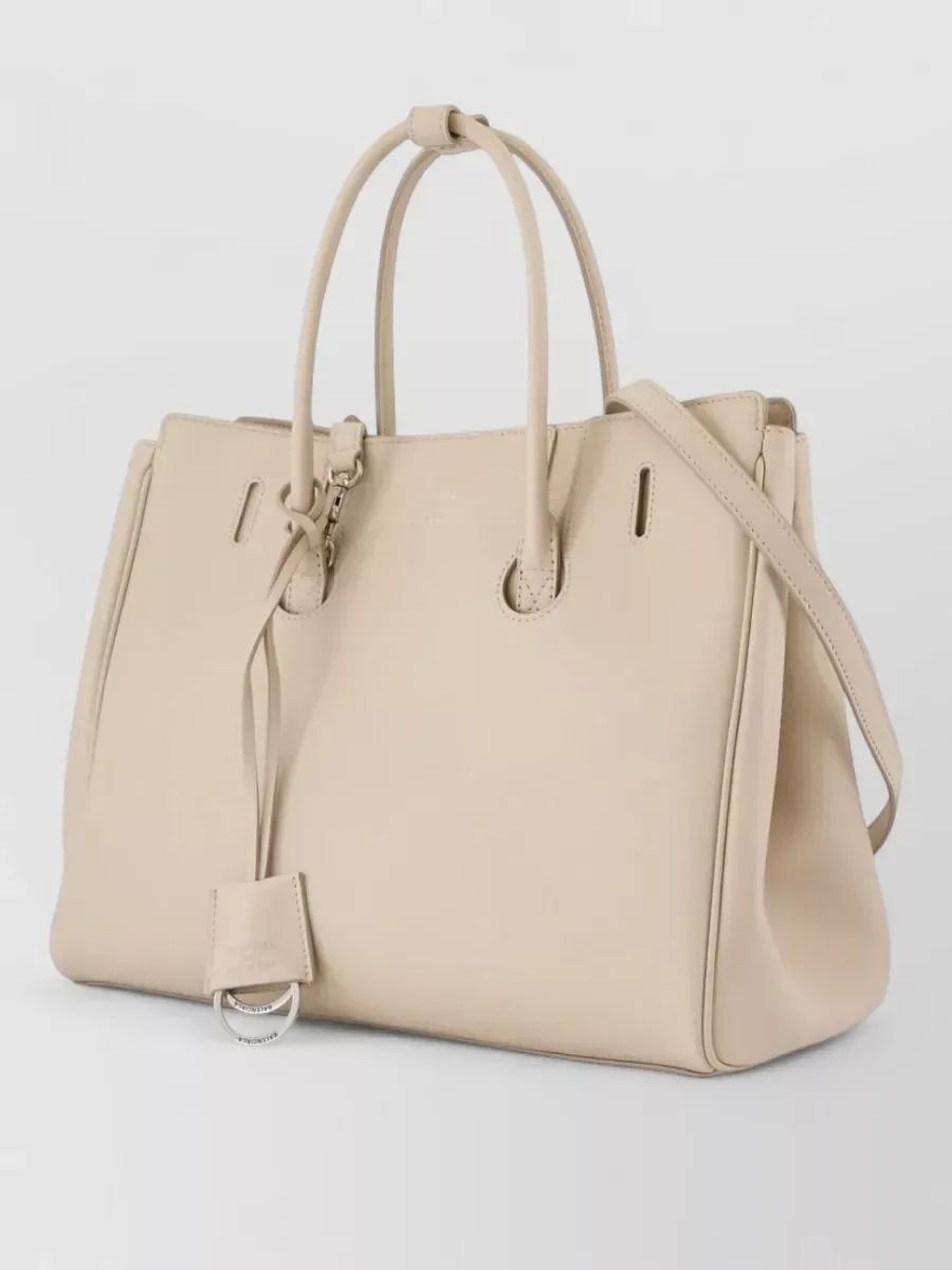 Balenciaga Hampton Small in Beige, foto 2