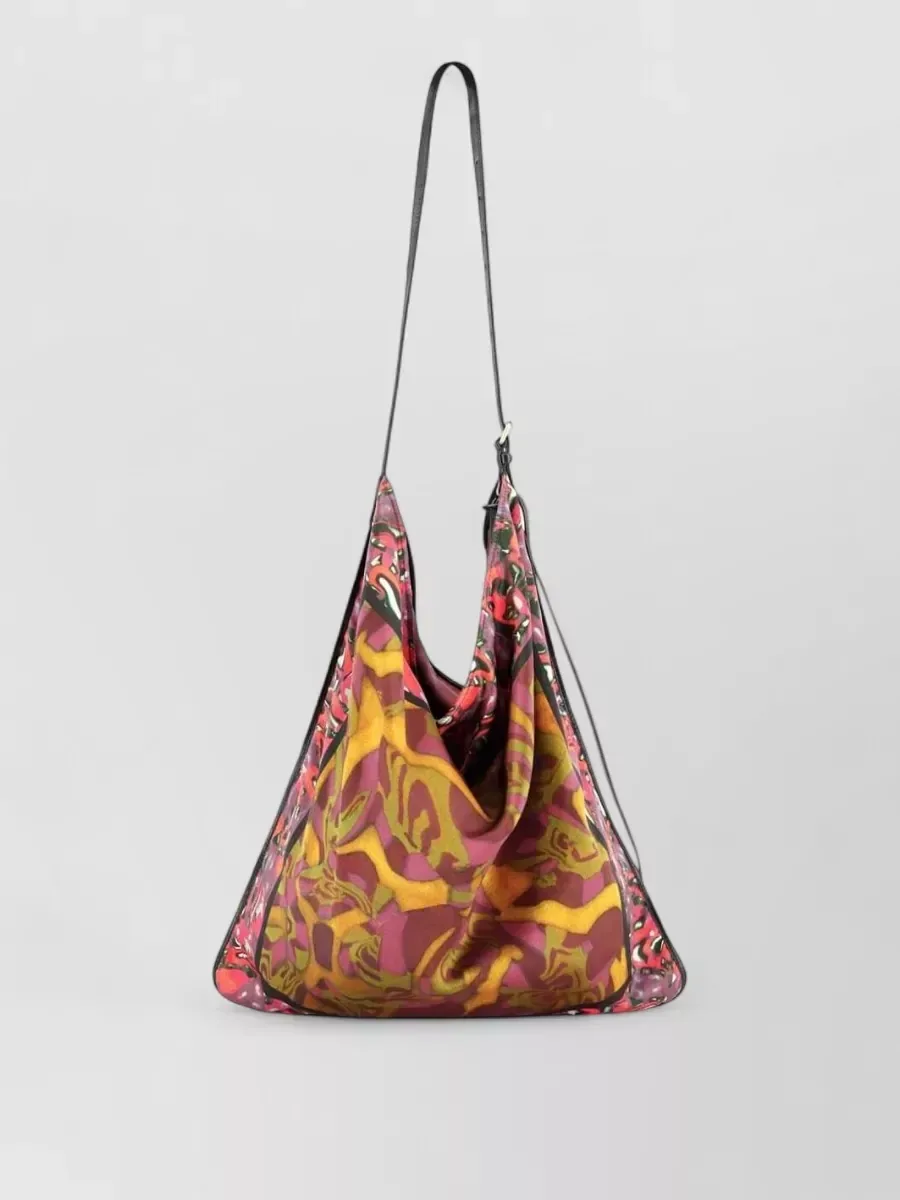 Dries Van Noten Scarf Tote in Red, photo 3