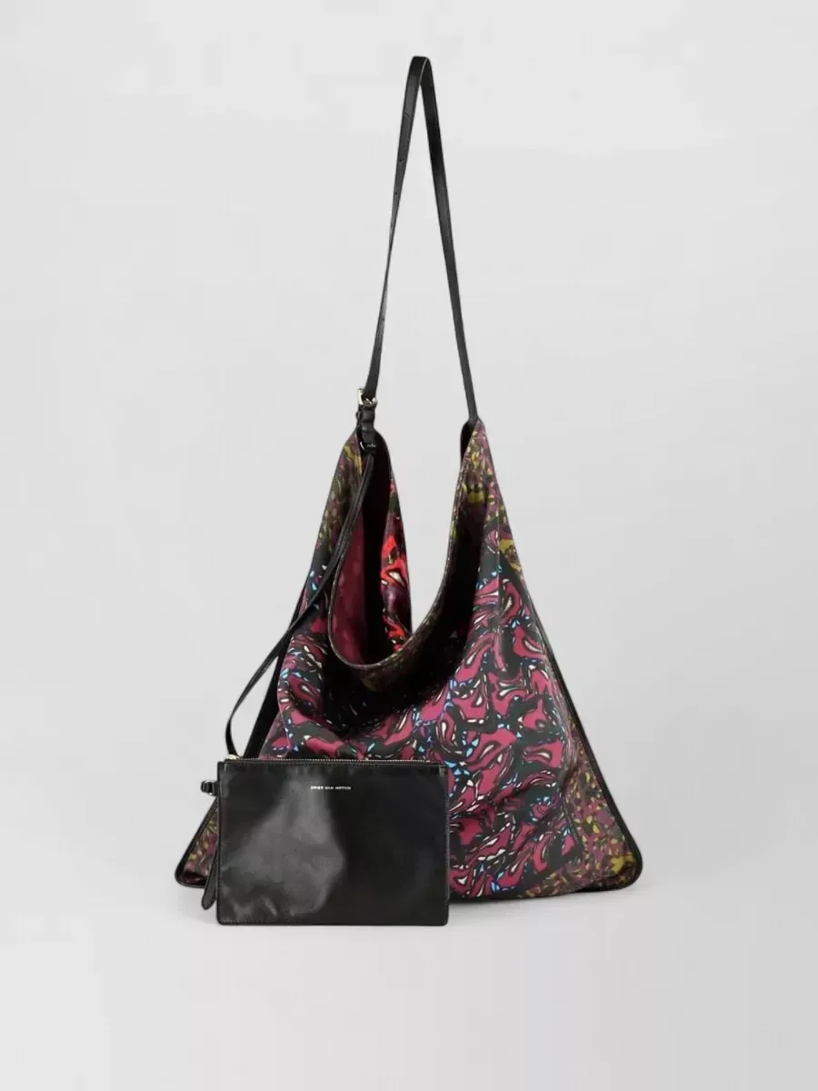 Dries Van Noten Scarf Tote in Red, photo 4