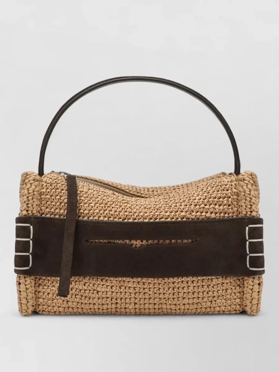 Mala JW Anderson Loafer Bag Small em bege, foto 1
