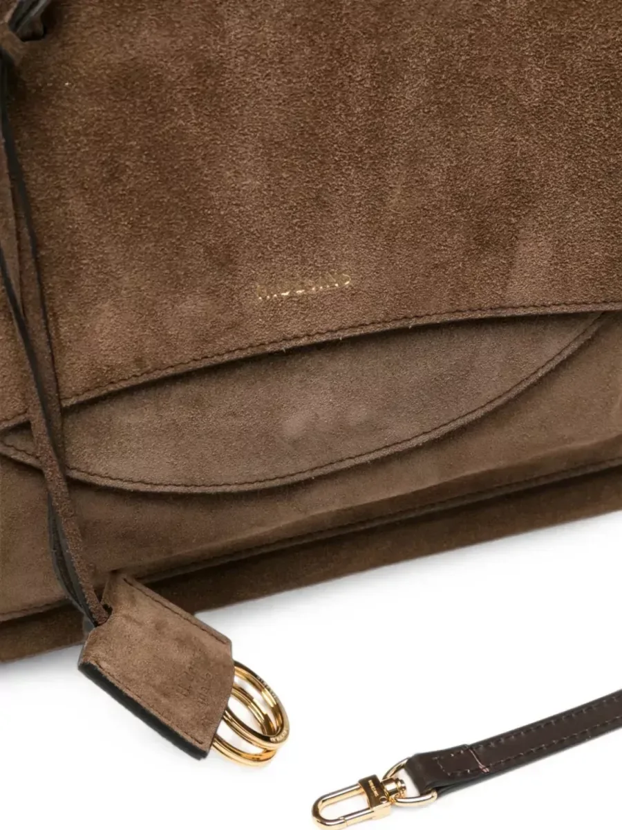Mala tote Hidesins Soft Leather em castanho, foto 4