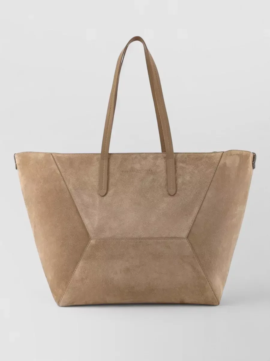 Brunello Cucinelli Monili Tote Bag in Beige, Foto 2