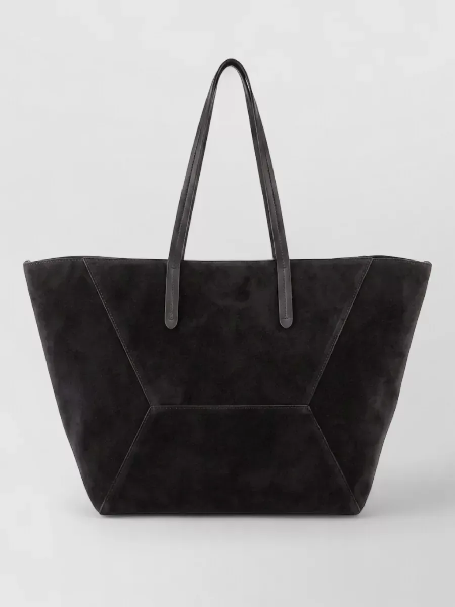 Brunello Cucinelli Monili Tote Bag in Dunkelgrau, Foto 1