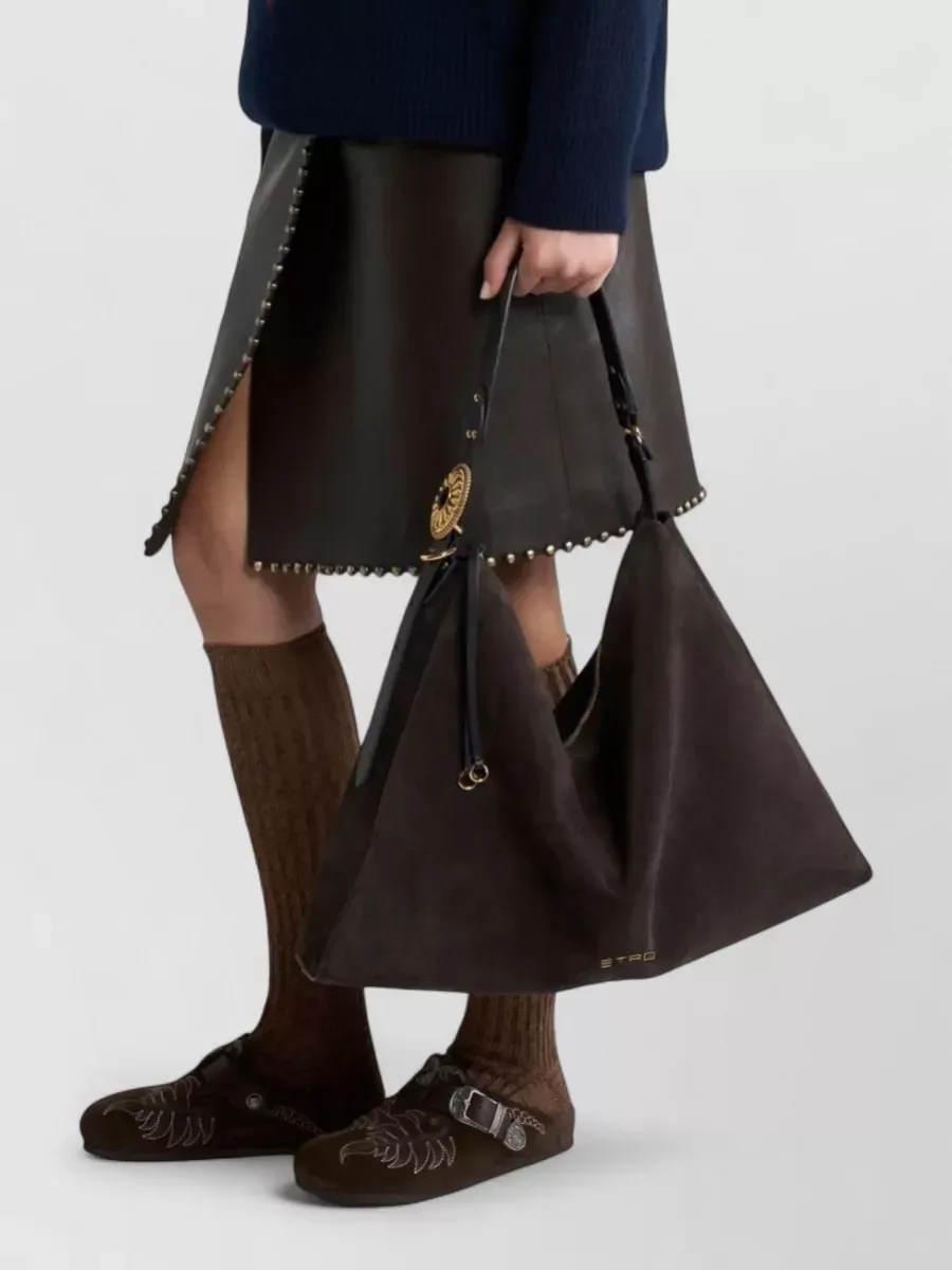 Etro Tote Bag aus Leder in Braun, Foto 2