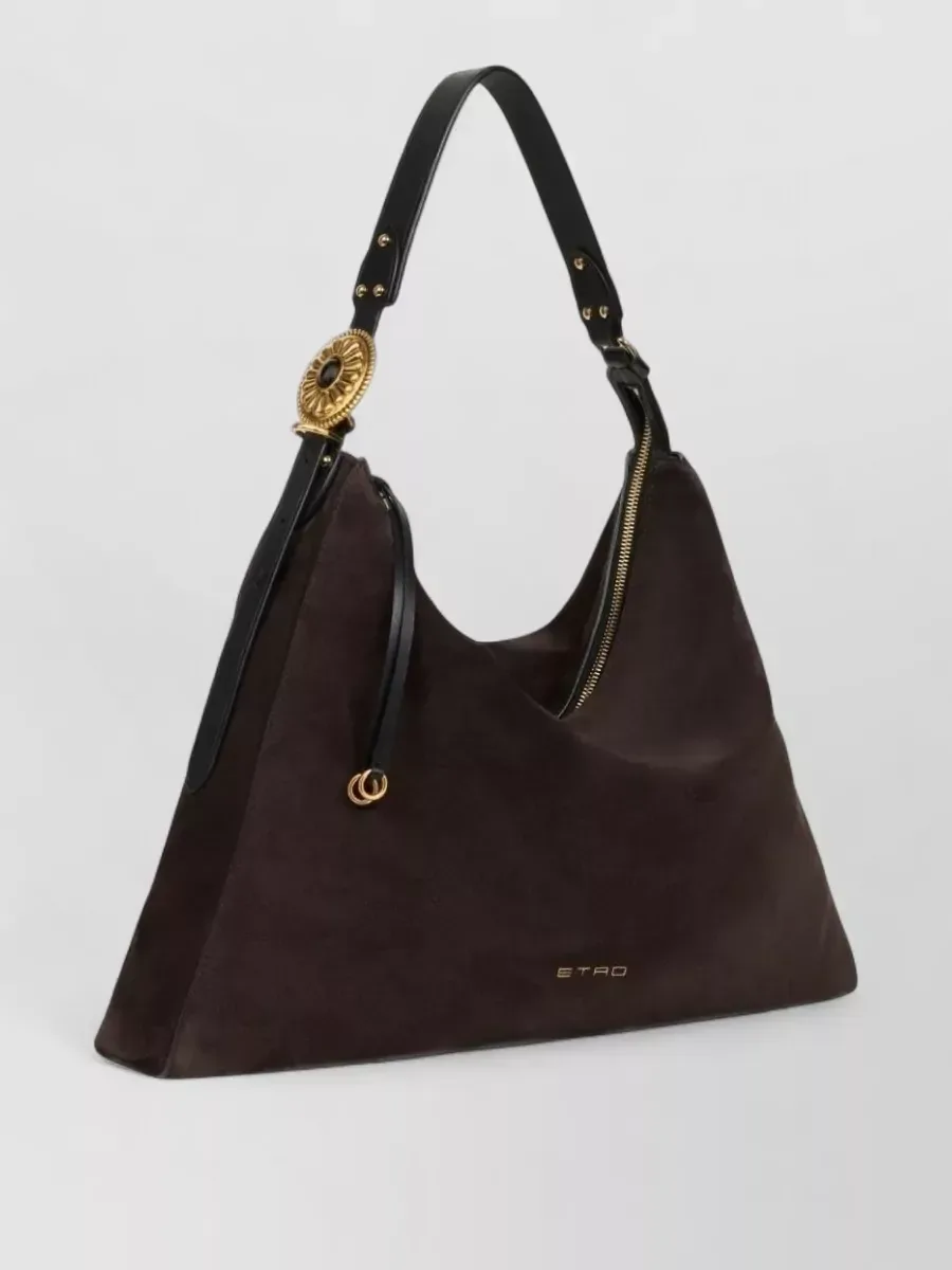Etro Tote Bag aus Leder in Braun, Foto 4
