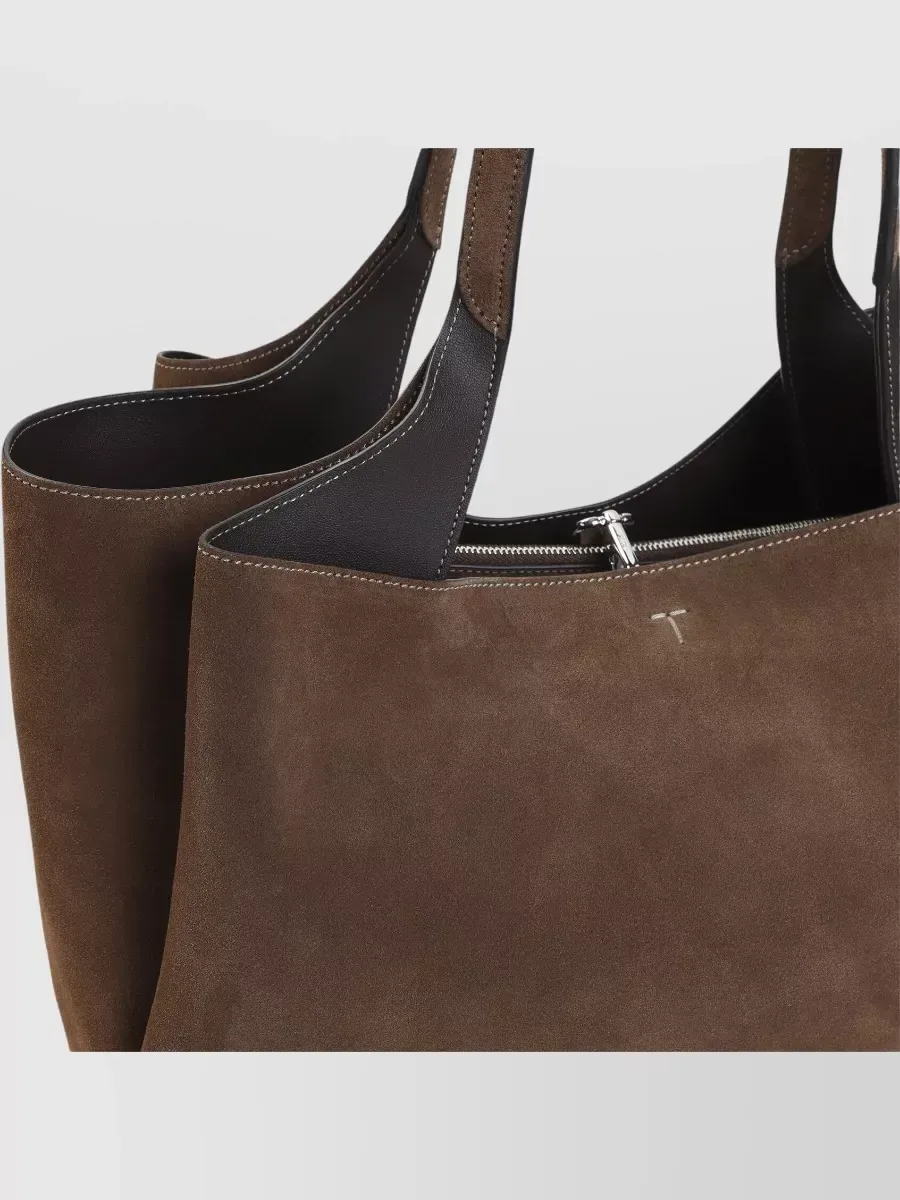 Tod's T Timeless Tote Bag Medium in Braun, Foto 2