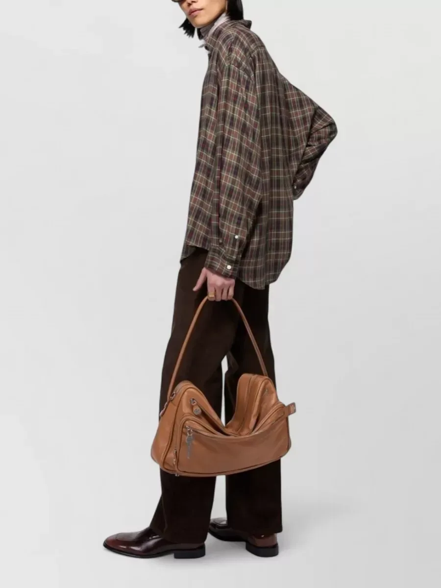 Acne Studios Camera Bag in Camel, photo 2