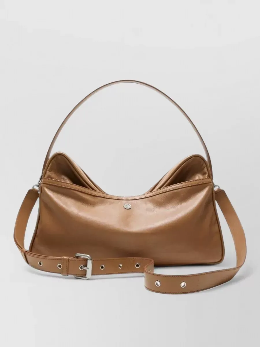 Acne Studios Camera Bag in Camel, photo 3