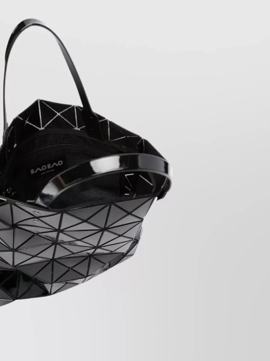 Bao Bao Issey Miyake Foldable Geometric Tote in Black, photo 3