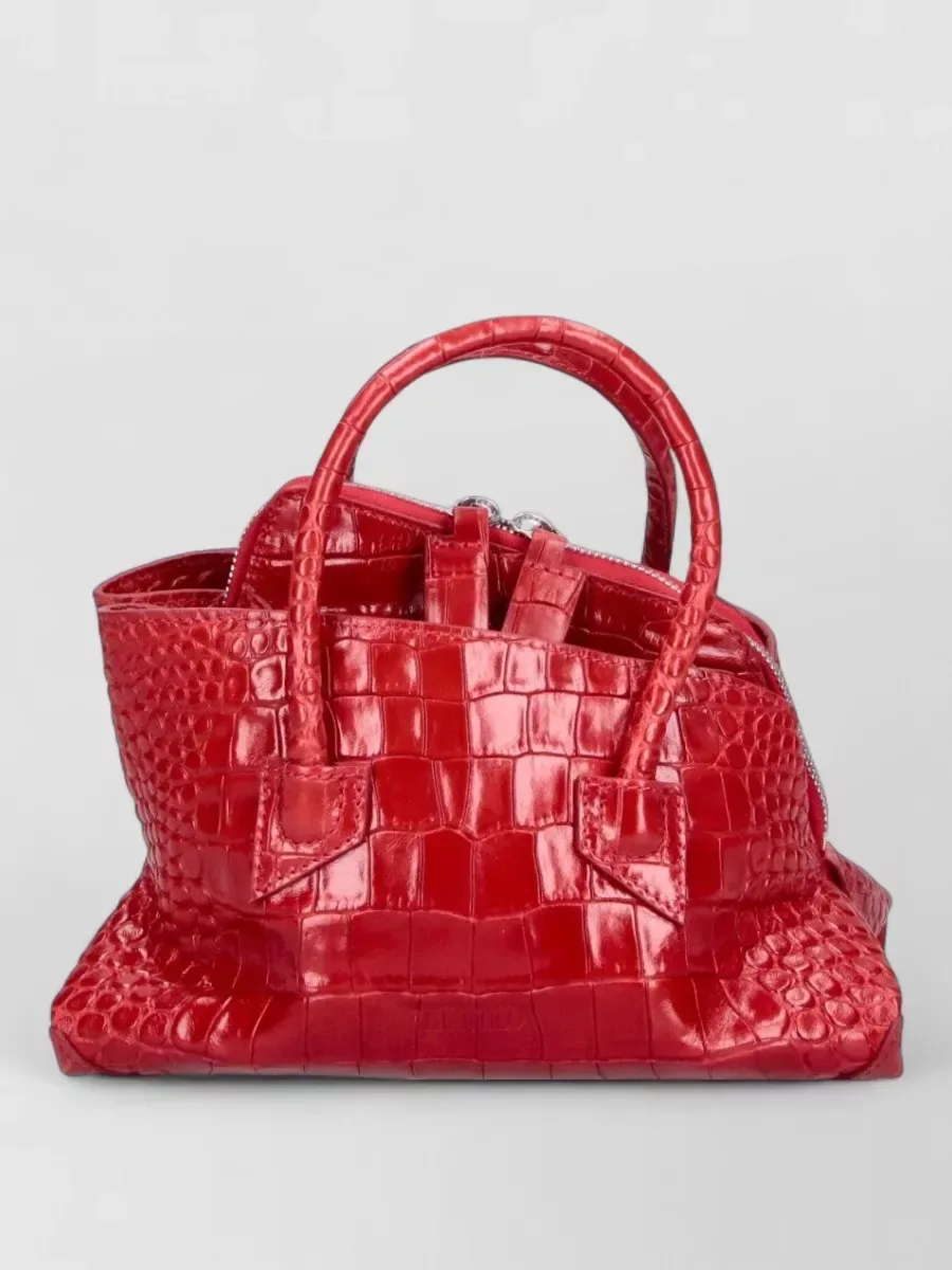 The Attico Mini Henkeltasche in Rot, Foto 1