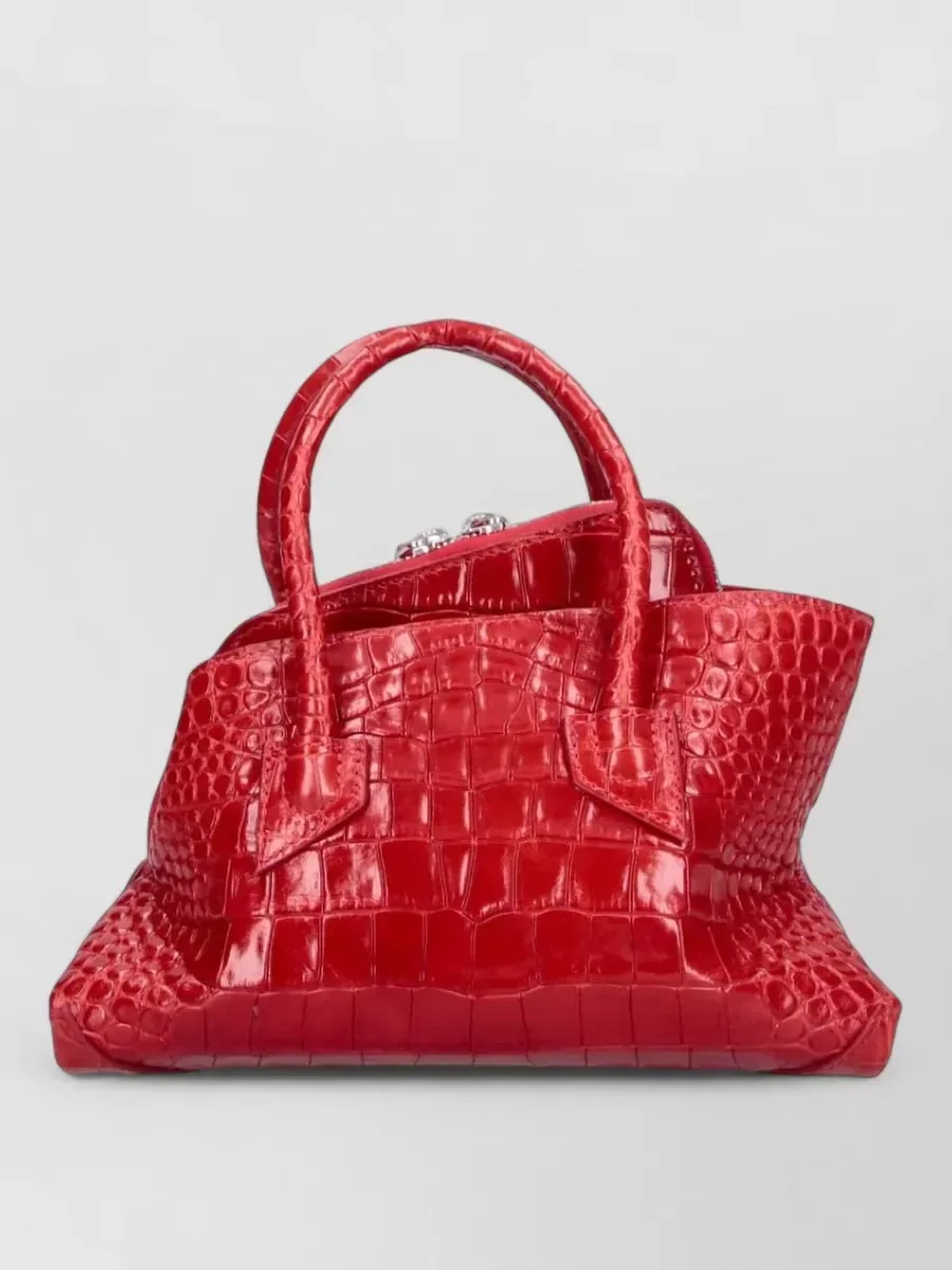 The Attico Mini Henkeltasche in Rot, Foto 2