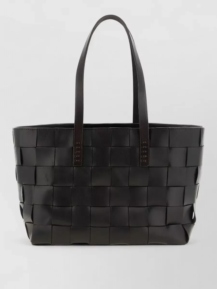 Borsa Dragon Diffusion Japan Tote in marrone, foto 4