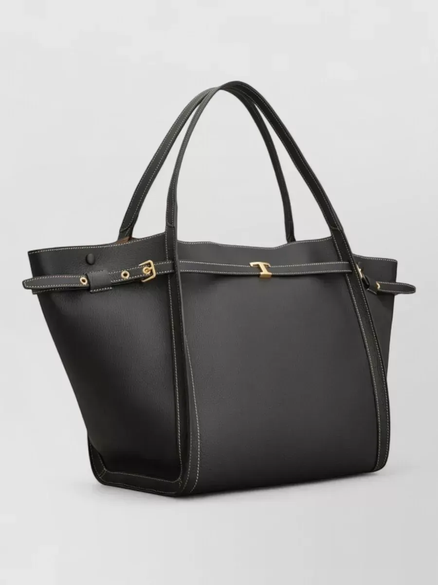 Mala tote Tod's T Timeless Medium em Preto, foto 2