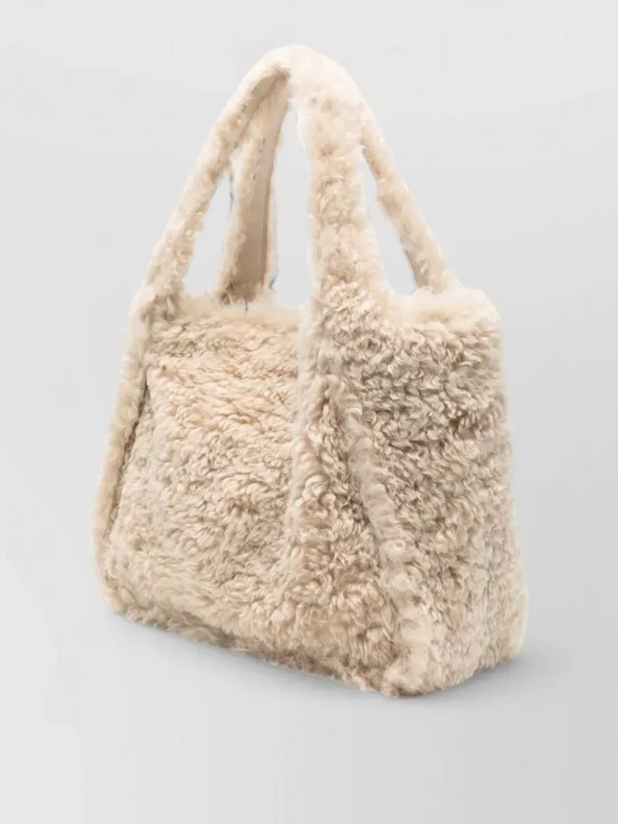 Stella McCartney Eco Alter Shearling in Beige, photo 3
