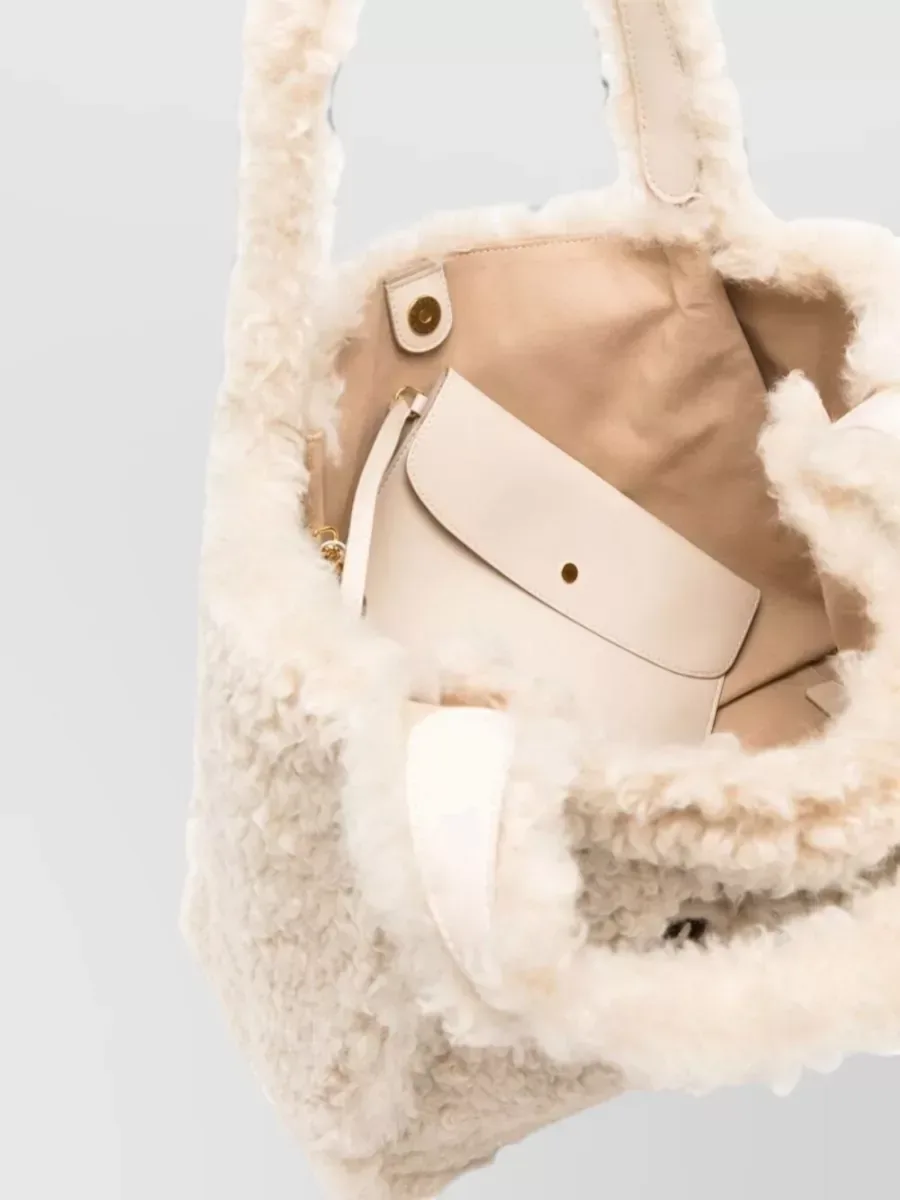 Stella McCartney Eco Alter Shearling in Beige, photo 4