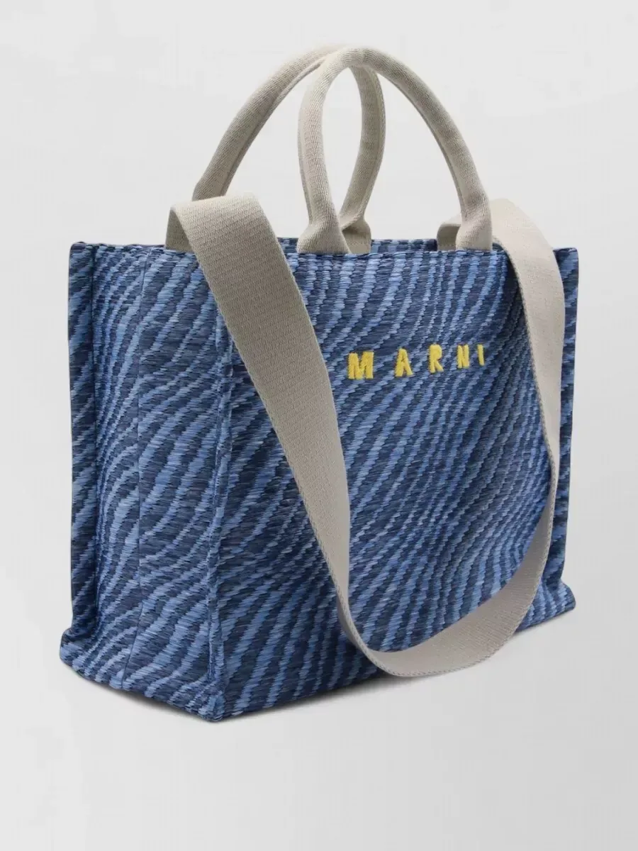 Marni Tote Bag in Blau, Foto 3
