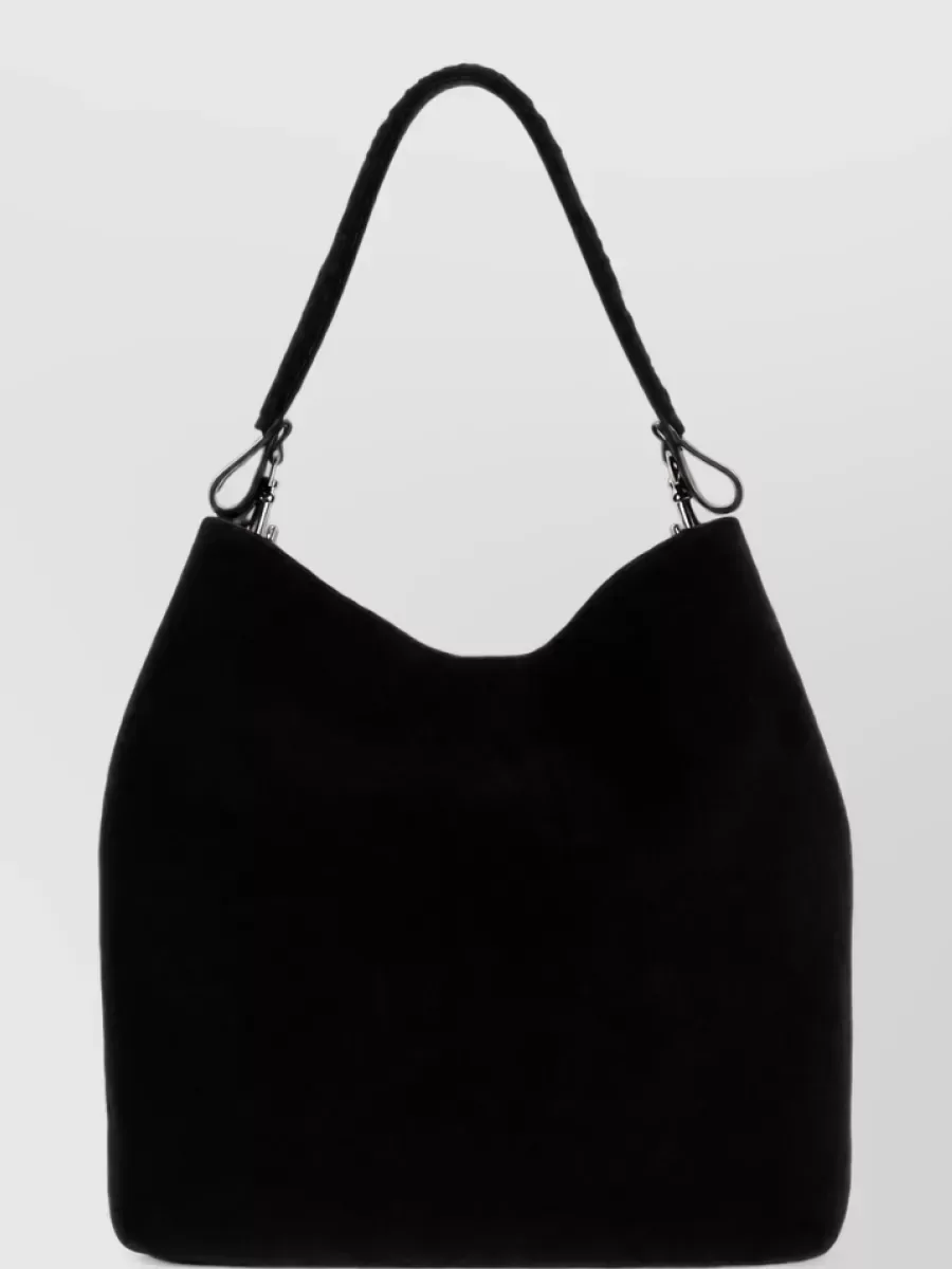 Mala tote Vivienne Westwood em pele de vitelo preta, foto 2