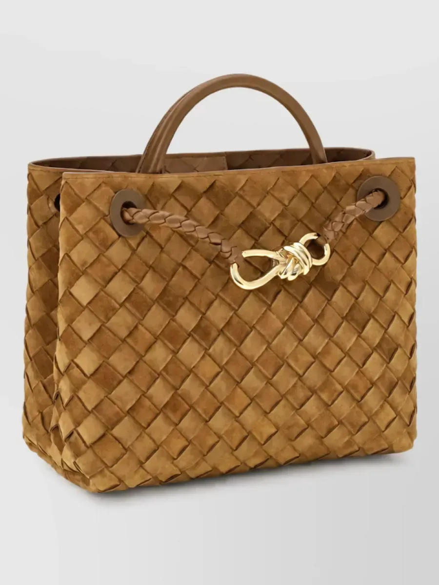 Bottega Veneta Andiamo Small, коричневый цвет, фото 2