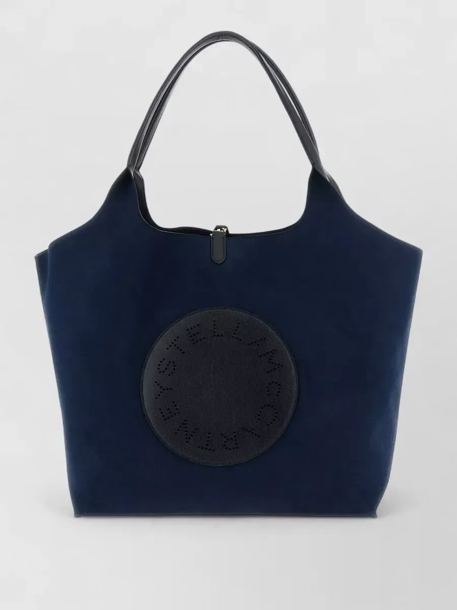 Stella McCartney Stella Logo Tote Bag in Navy, Foto 1