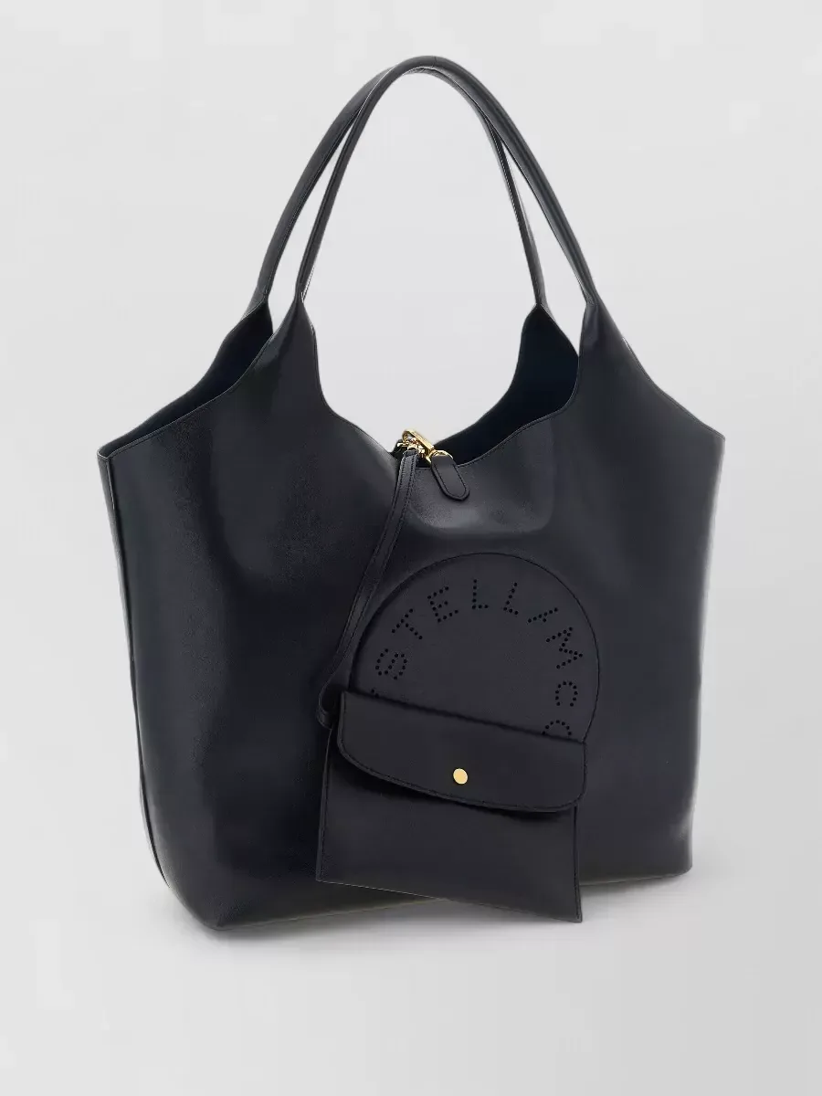 Stella McCartney Stella Logo Tote Bag in Navy, Foto 2