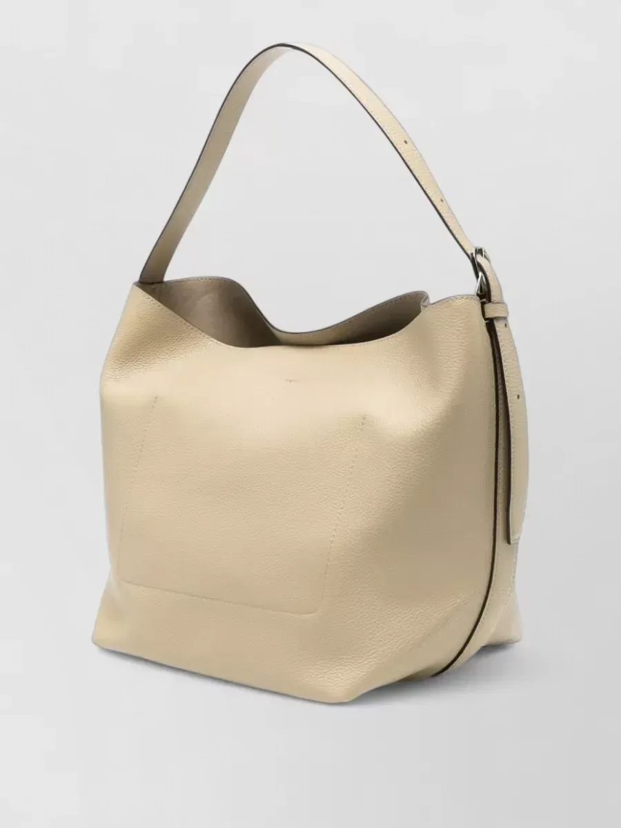 Totême Belted Shoulder Bag in Beige, photo 2