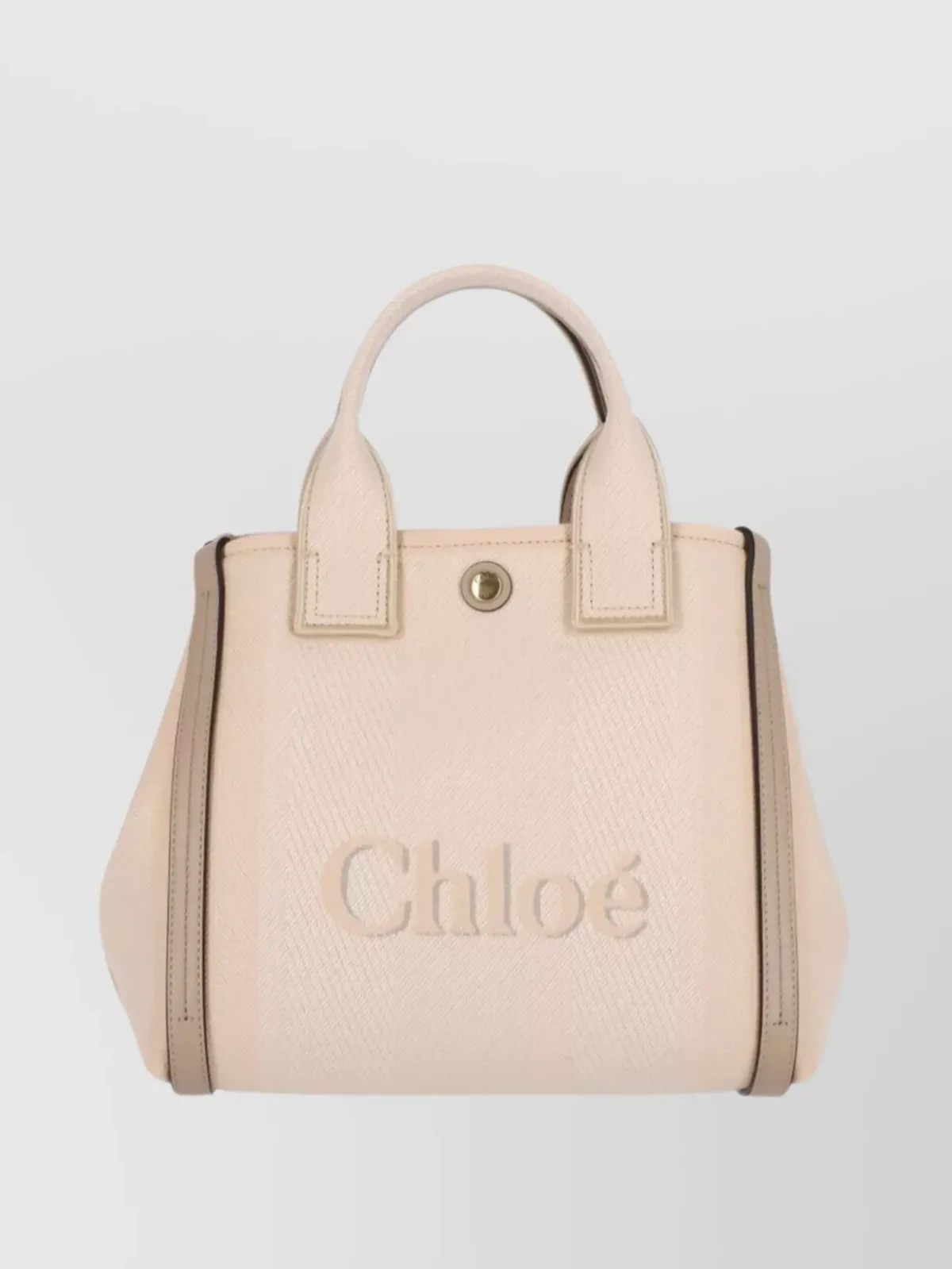 Chloé Carry Small Tote Bag in Beige, Foto 1