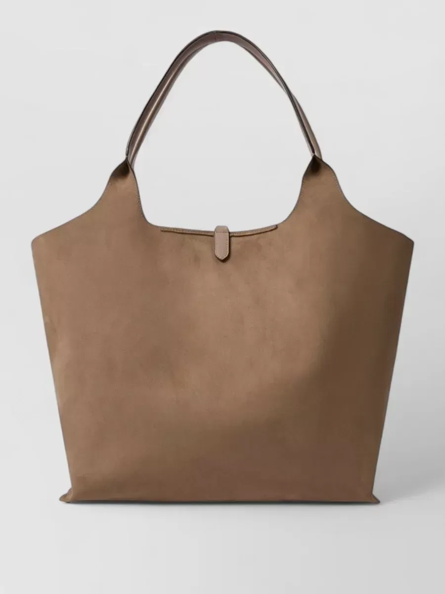 Stella McCartney Stella Logo Reversible Tote in Sand Brown, photo 1