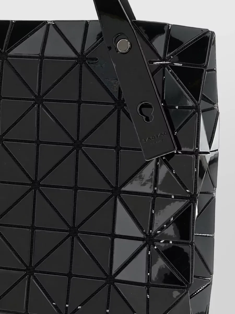 Borsa tote Bao Bao Issey Miyake Glossy Tote nera, foto 1