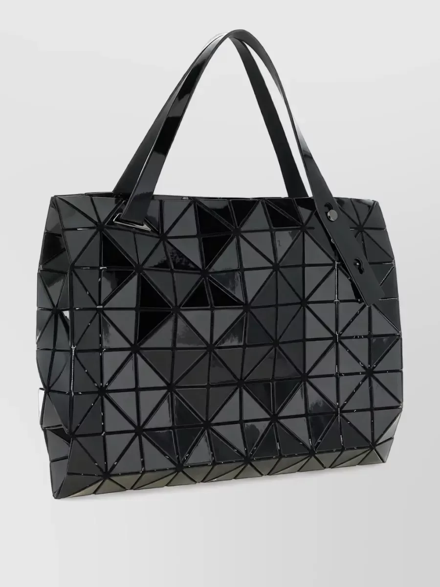 Borsa tote Bao Bao Issey Miyake Glossy Tote nera, foto 3
