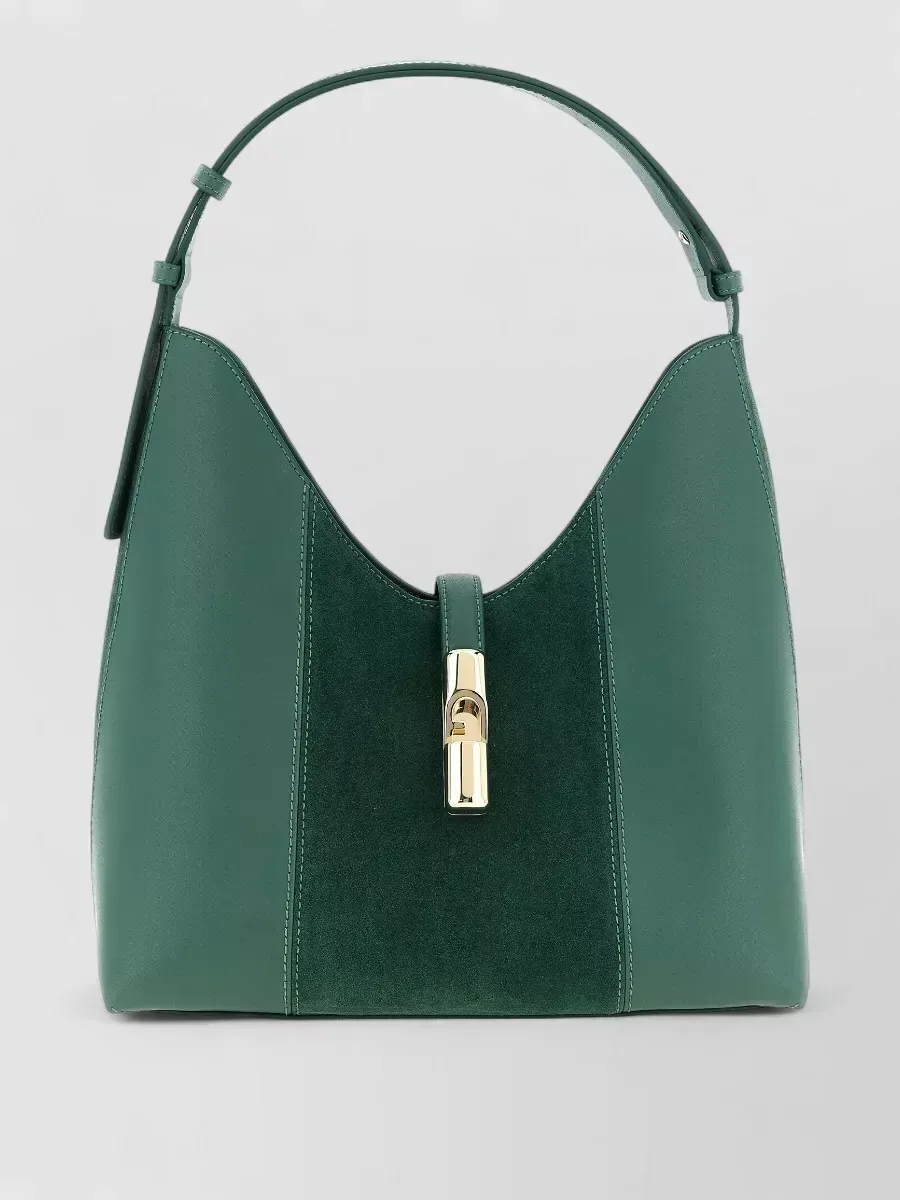Furla Schultertasche Medium in Grün, Foto 1