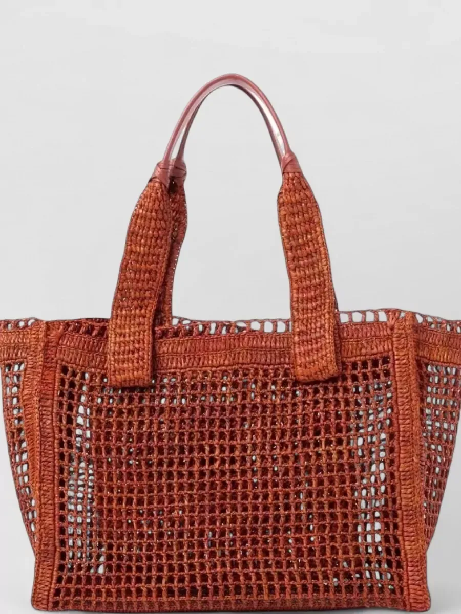 Chloé Banana Raffia Tote in Brown, photo 3