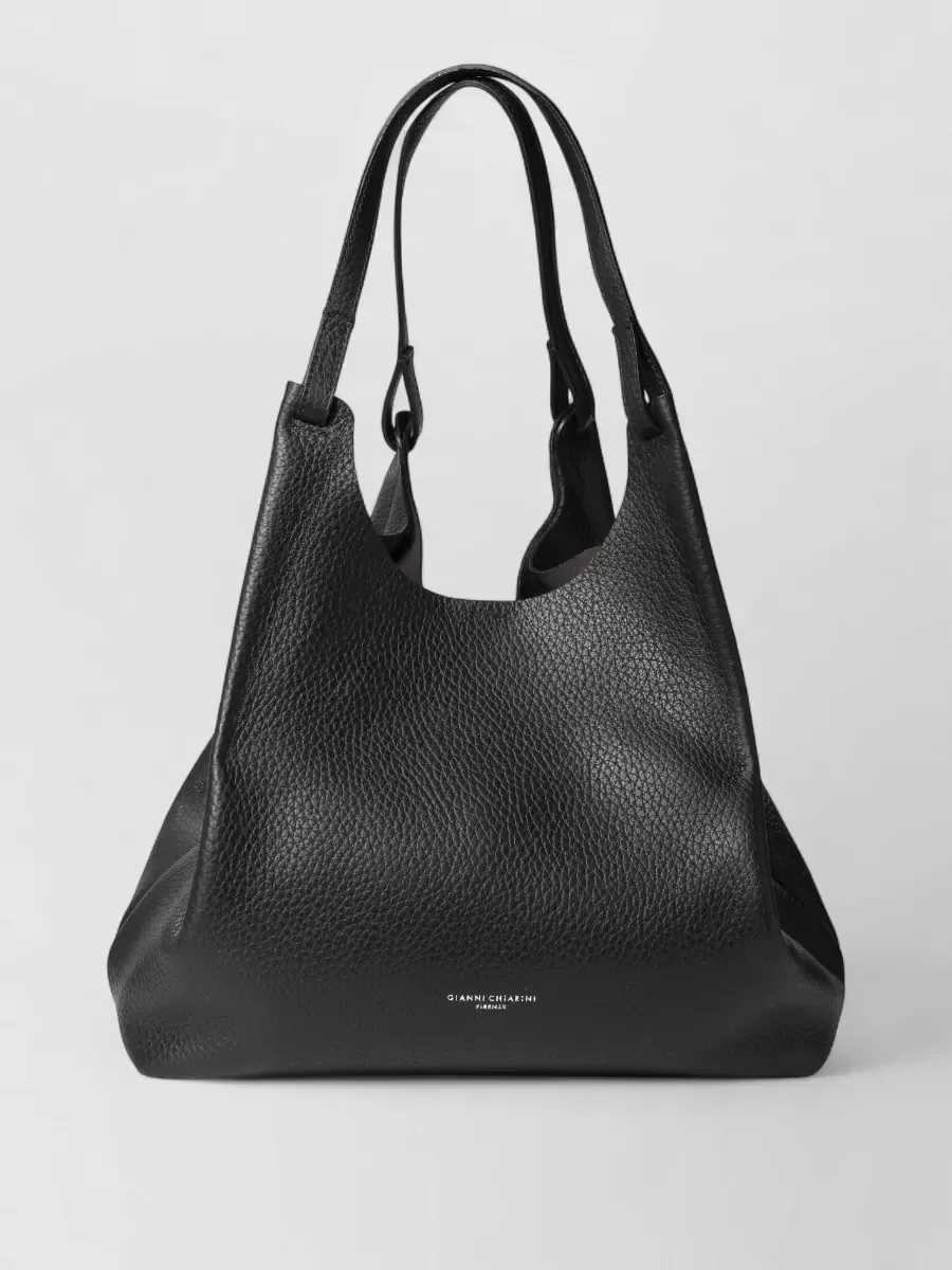 Gianni Chiarini Leather Tote in Black, photo 1