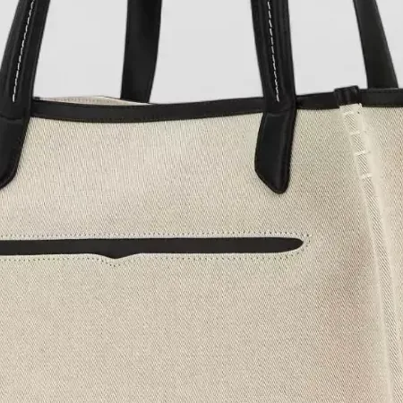 JW Anderson Loafer Bag in Beige, Detail