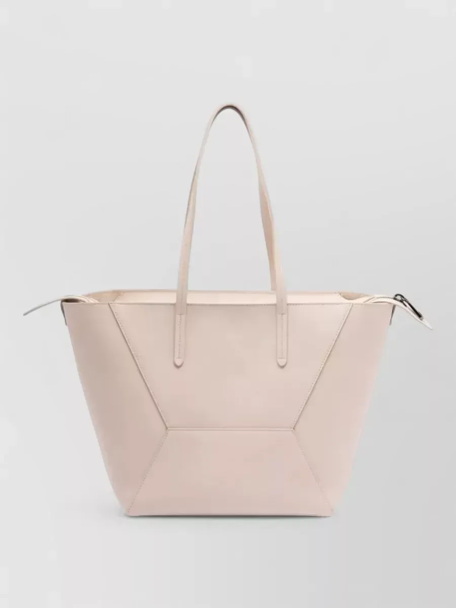 Brunello Cucinelli Leather Tote rosa, foto 2