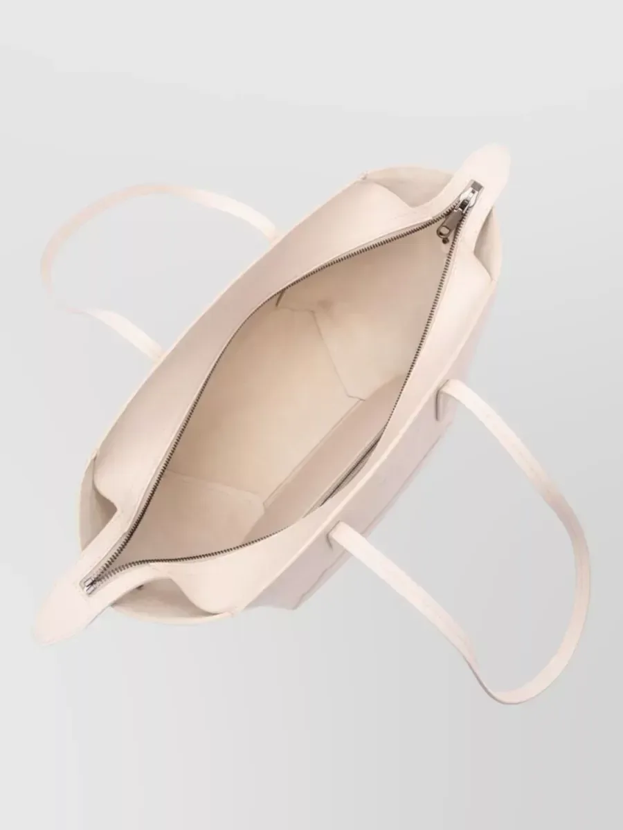 Brunello Cucinelli Leather Tote rosa, foto 4