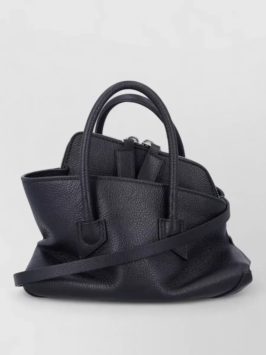 حقيبة The Attico Mini Tote باللون الأسود، الصورة 2