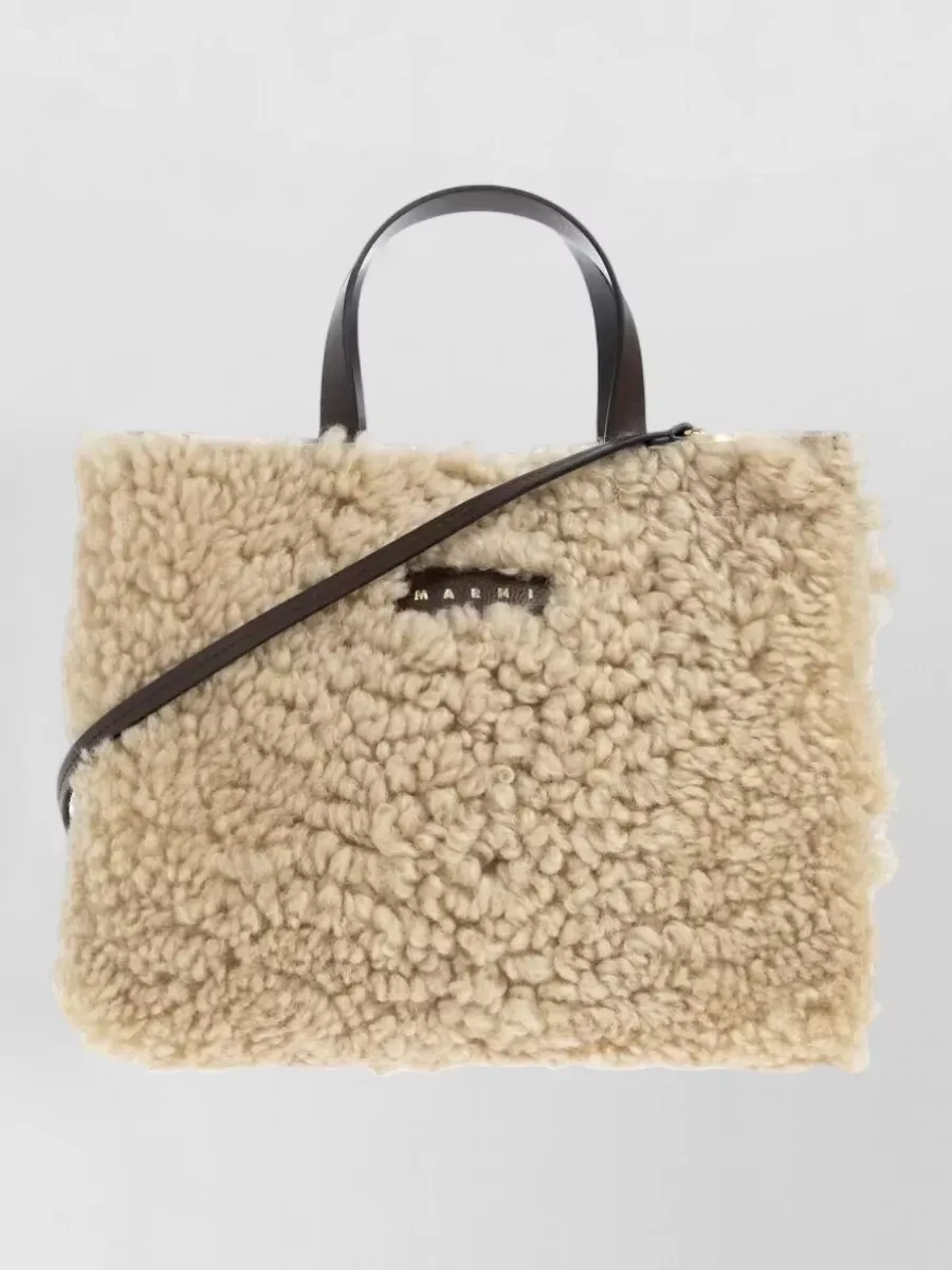 Marni Museo Shearling in beige, foto 1