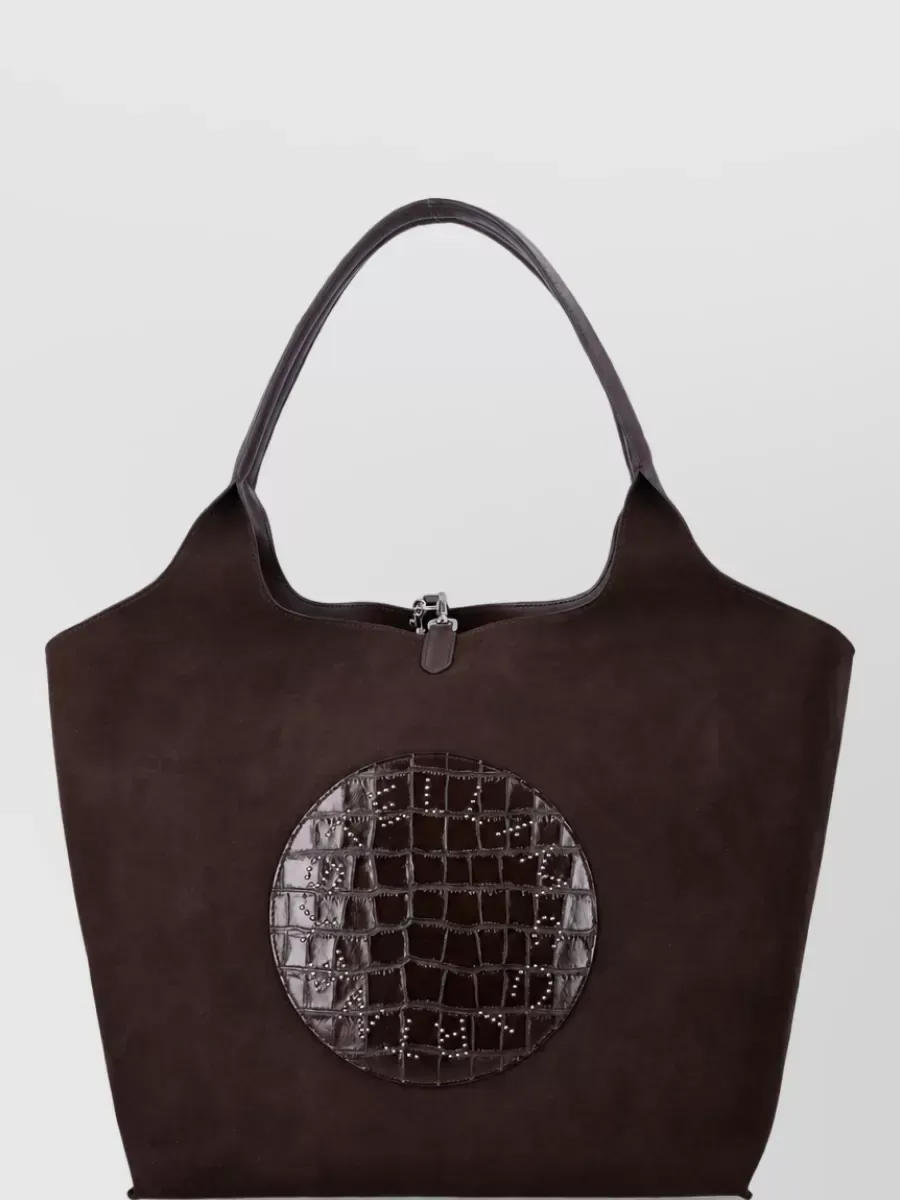 Stella McCartney Logo Reversible Tote 棕色款，图 1