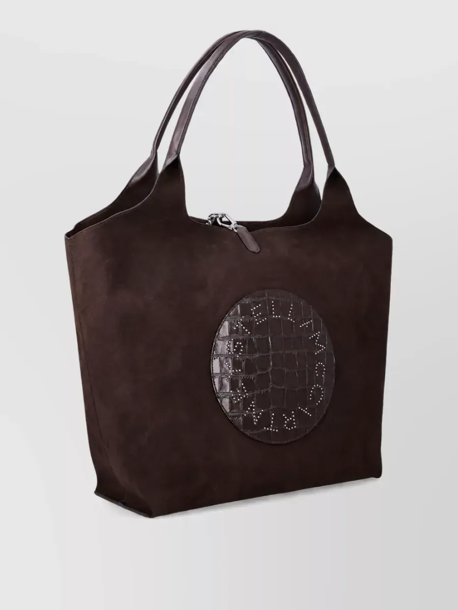 Stella McCartney Logo Reversible Tote 棕色款，图 3