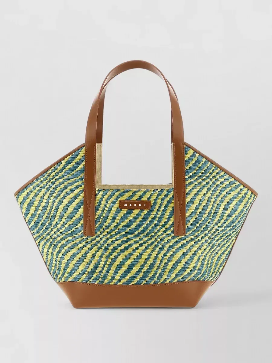 Marni Zebra Tote in Green, photo 1