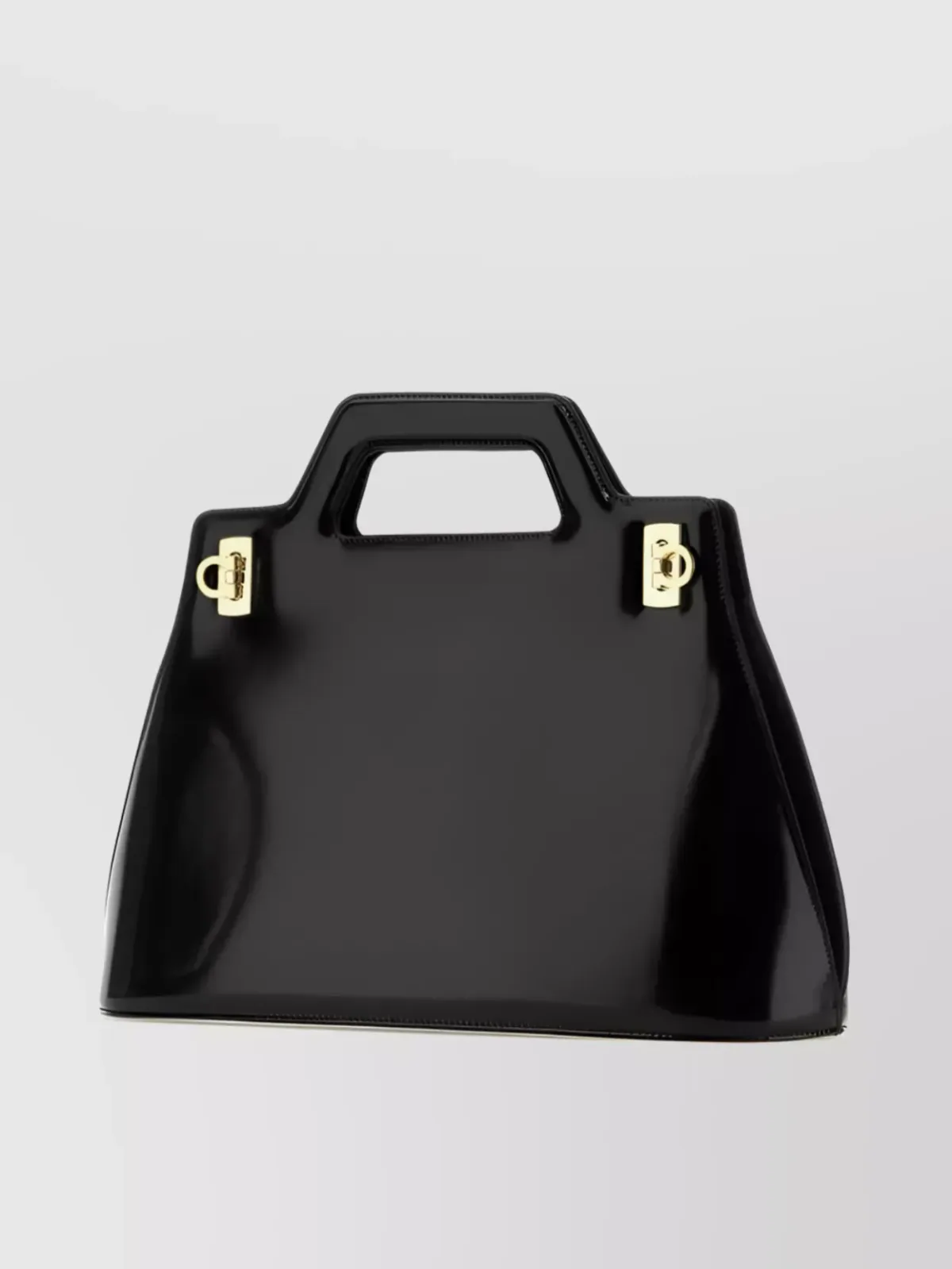حقيبة Ferragamo Gancini Small باللون الأسود، صورة 2